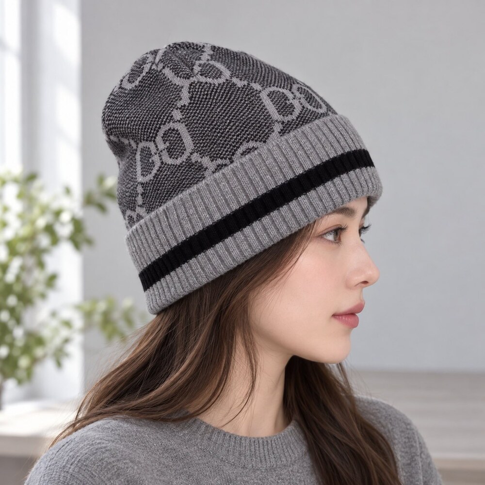 Gucci GG Jacquard Knit Beanie - Picture 3 of 6